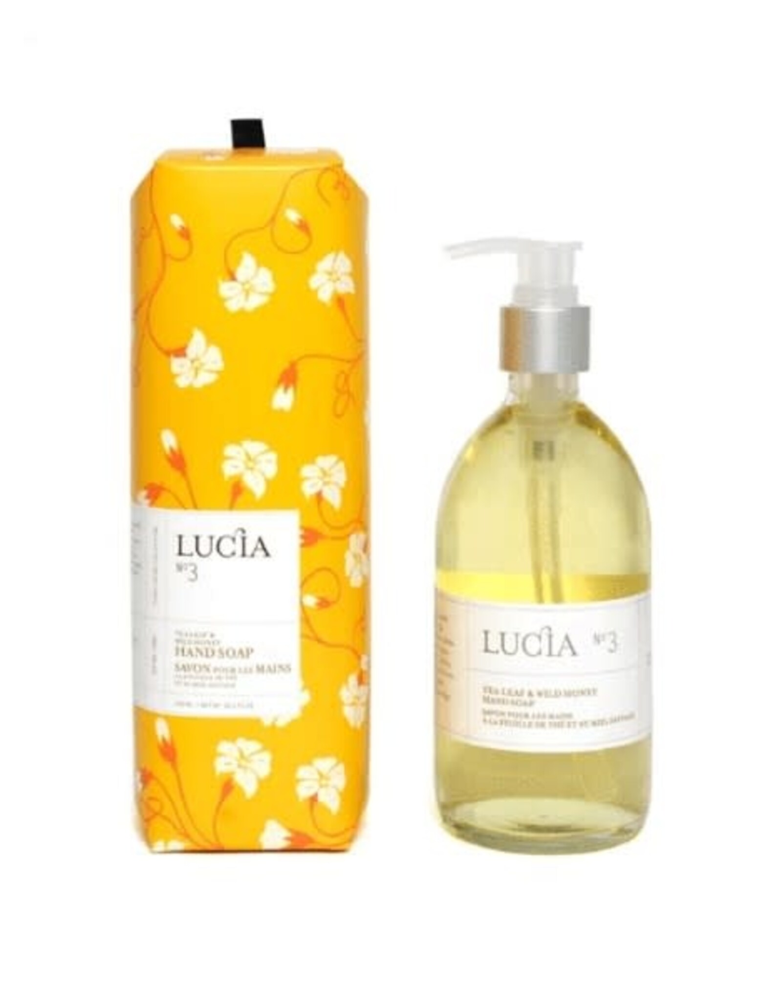 SAVON LIQUIDE : FEUILLE DE THE & MIEL