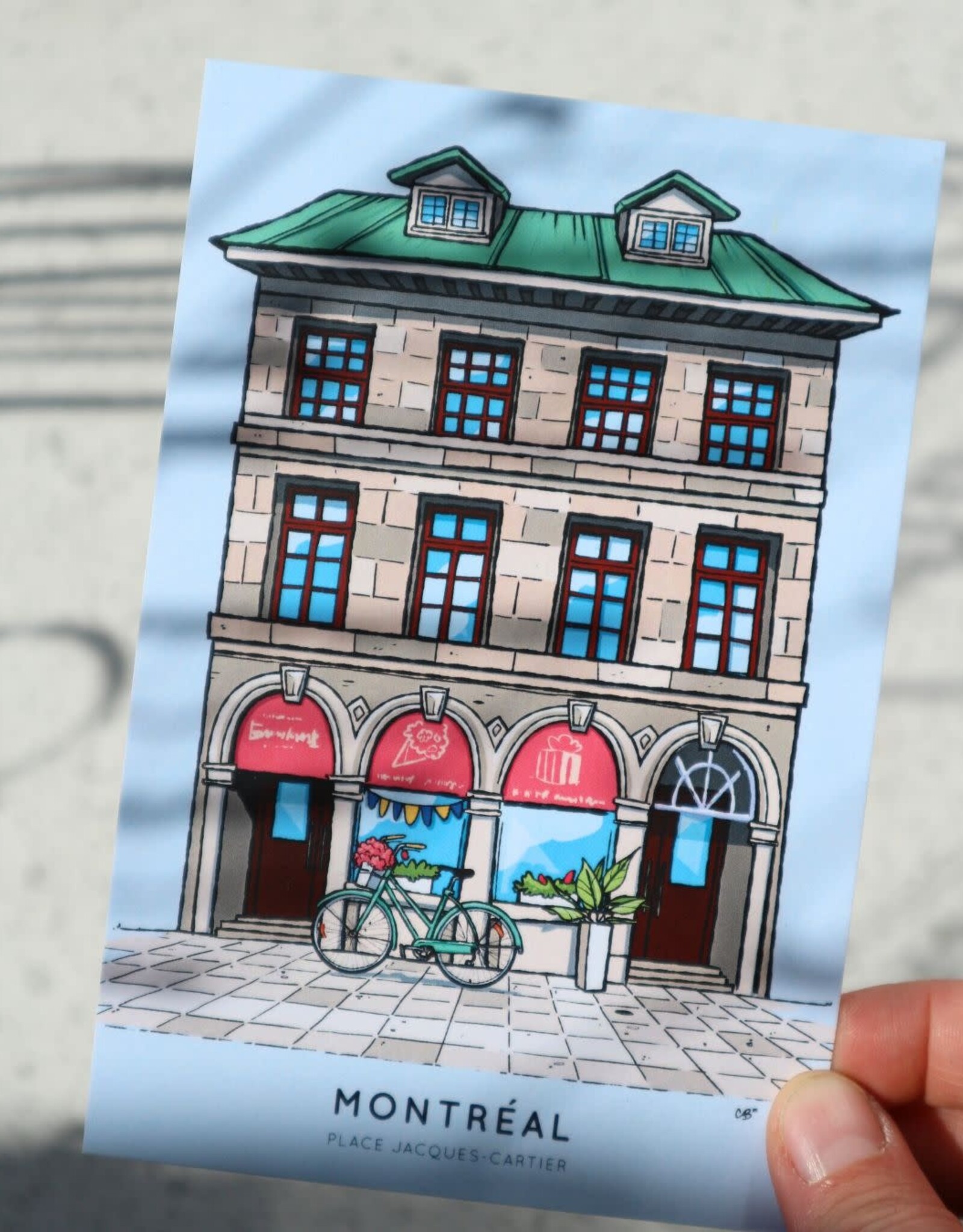 CARTE POSTALE : 421, PLACE JACQUES-CARTIER