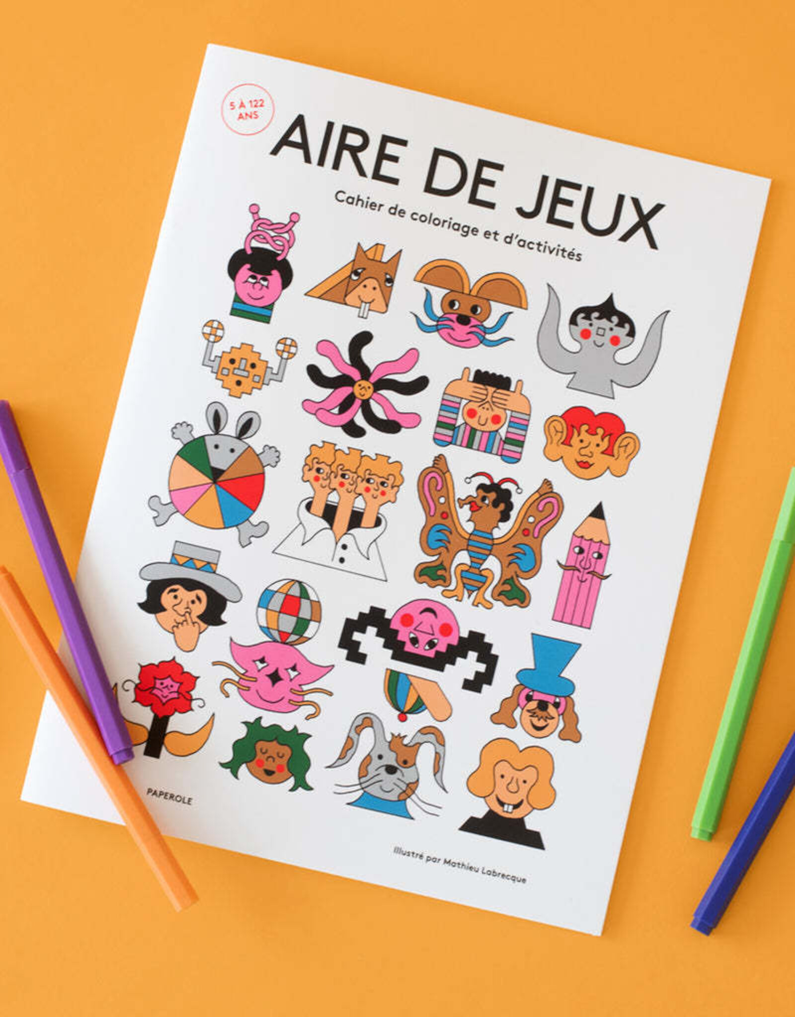 Paperole LIVRE À COLORIER : AIRE DE JEUX