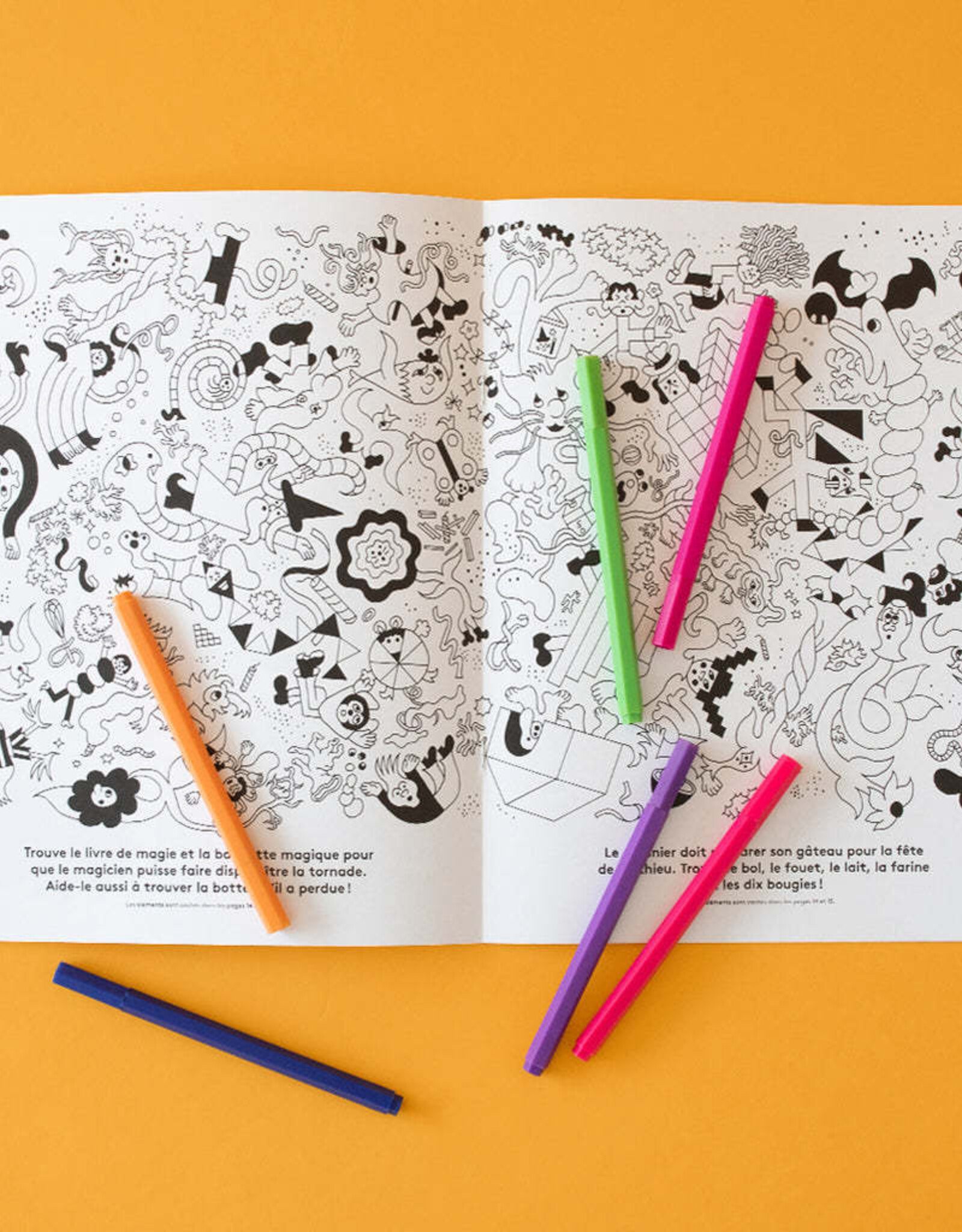 Paperole LIVRE À COLORIER : AIRE DE JEUX