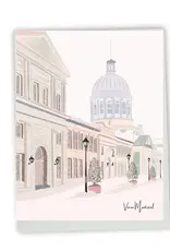 CARTE POSTALE :  VIEUX-MONTREAL + NEIGE (LILI)