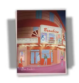 CARTE POSTALE : CINEMA BEAUBIEN (LILI GRAFFITI)