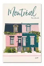 CARTE POSTALE : FAÇADE AVENUE COLONIALE