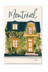 CARTE POSTALE : FACADE VERDURE MONTRÉAL