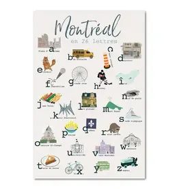 CARTE POSTALE : MONTRÉAL EN 26 LETTRES