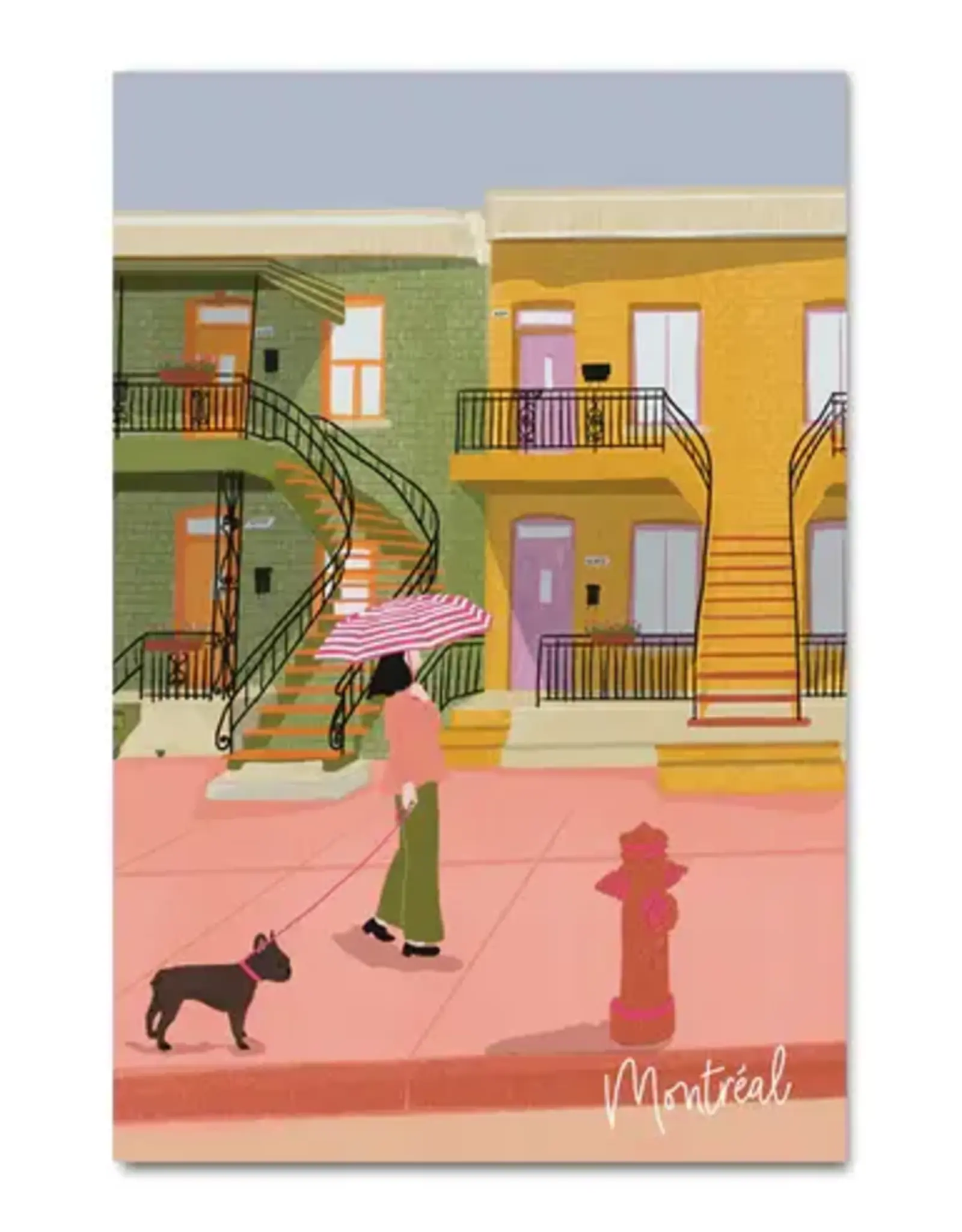 CARTE POSTALE : MONTRÉAL PETITE PATRIE