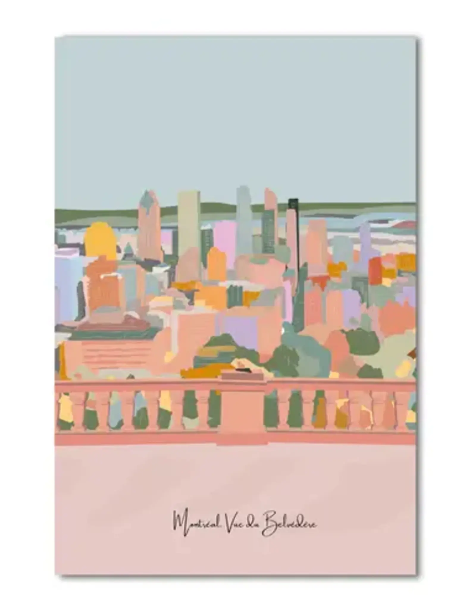 CARTE POSTALE : VUE DU BELVÉDÈRE