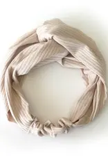 BANDEAU CROISE EN BAMBOU : BEIGE