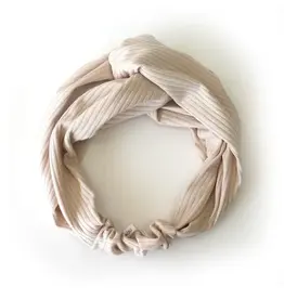 BANDEAU CROISE EN BAMBOU : BEIGE