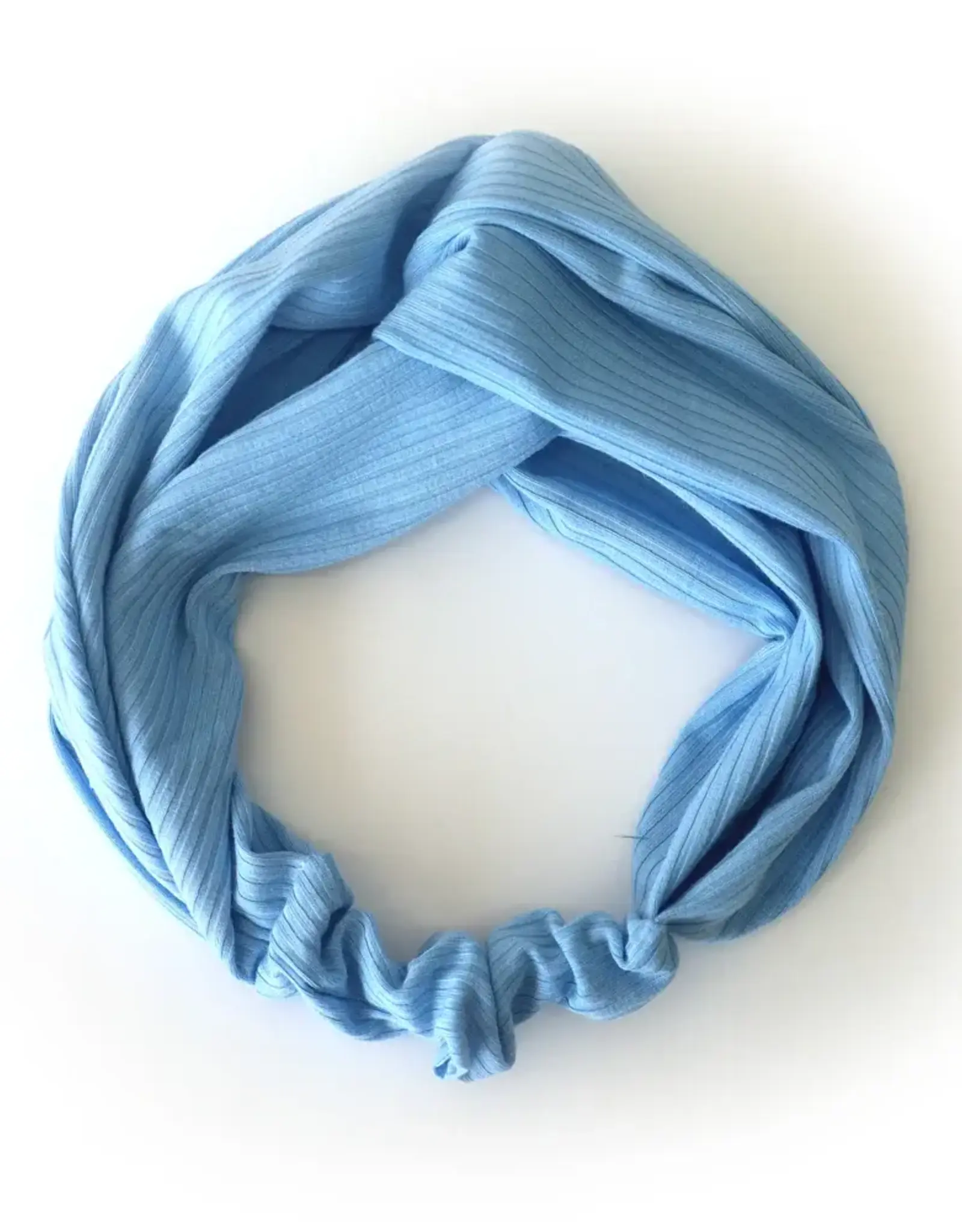 BANDEAU CROISE EN BAMBOU : BLEU