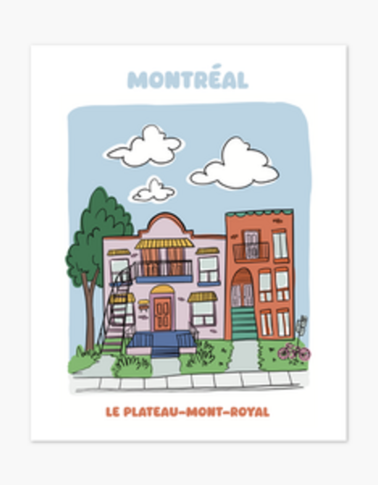 Boucle & Papier AFFICHE : DUPLEX ÉTÉ 8X10 (B&P)