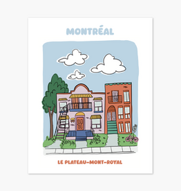 Boucle & Papier AFFICHE : DUPLEX ÉTÉ 8X10 (B&P)