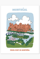 Boucle & Papier AFFICHE : VIEUX PORT 8X10 (B&P)