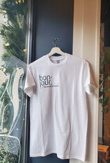 T-SHIRT : BONJOUR MONTRÉAL - BLANC - M