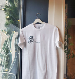 T-SHIRT : BONJOUR MONTRÉAL - BLANC - M