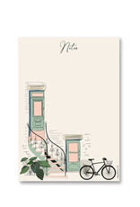 BLOC NOTES BICYCLETTE