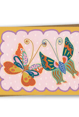 CARTE DE SOUHAITS : DOUBLE PAPILLONS