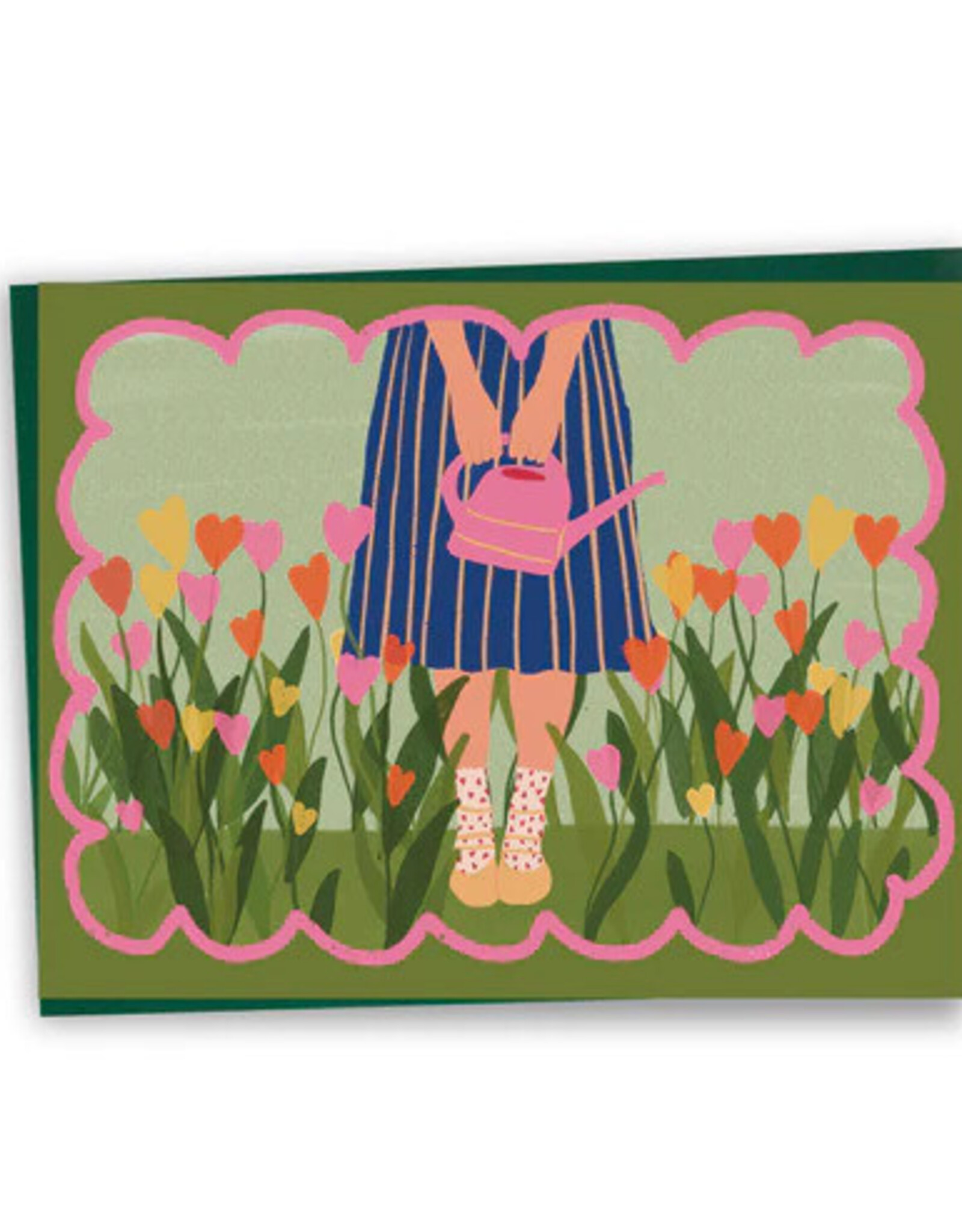 CARTE DE SOUHAITS : AMOUR FLEURI