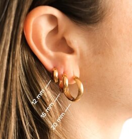 BOUCLE OREILLE : CERCIO 15mm