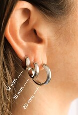 BOUCLE OREILLE : CERCIA 20mm