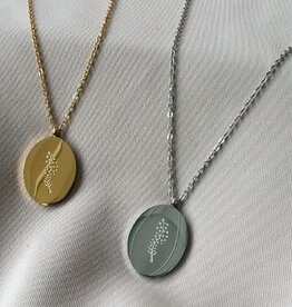 COLLIER : LES FLEURS JUILLET OR