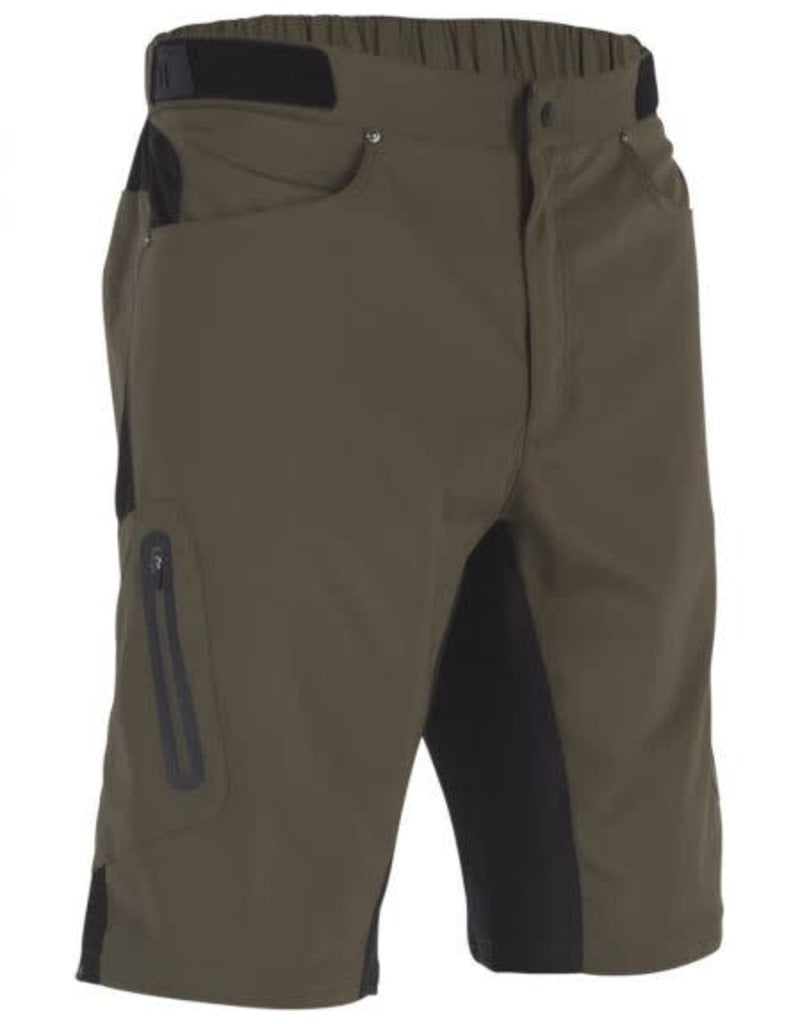 zoic men's ether cycling shorts with essential liner
