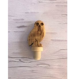 Owl Birch Burlwood Bottle Top