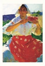 Lomykin "Woman with a Watermelon" Postcard