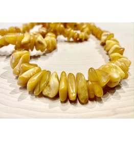 Polish Yellow Amber Necklace (12")