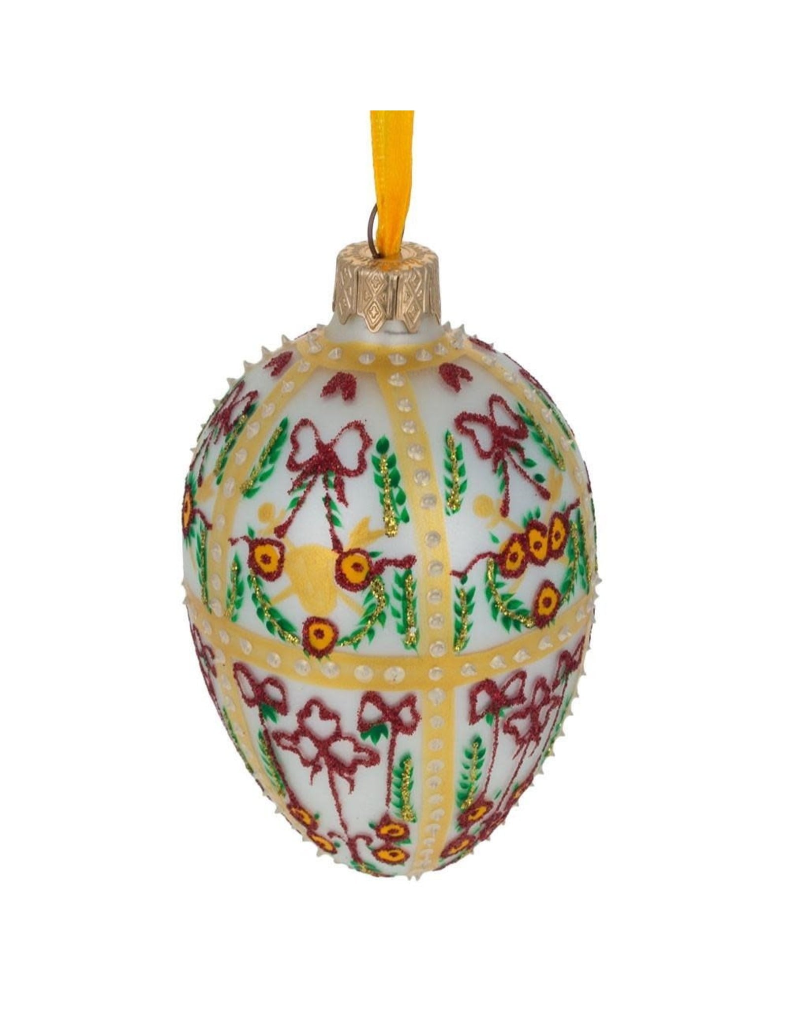 Romanov 1901 Gatchina Palace Royal Glass Egg Ornament