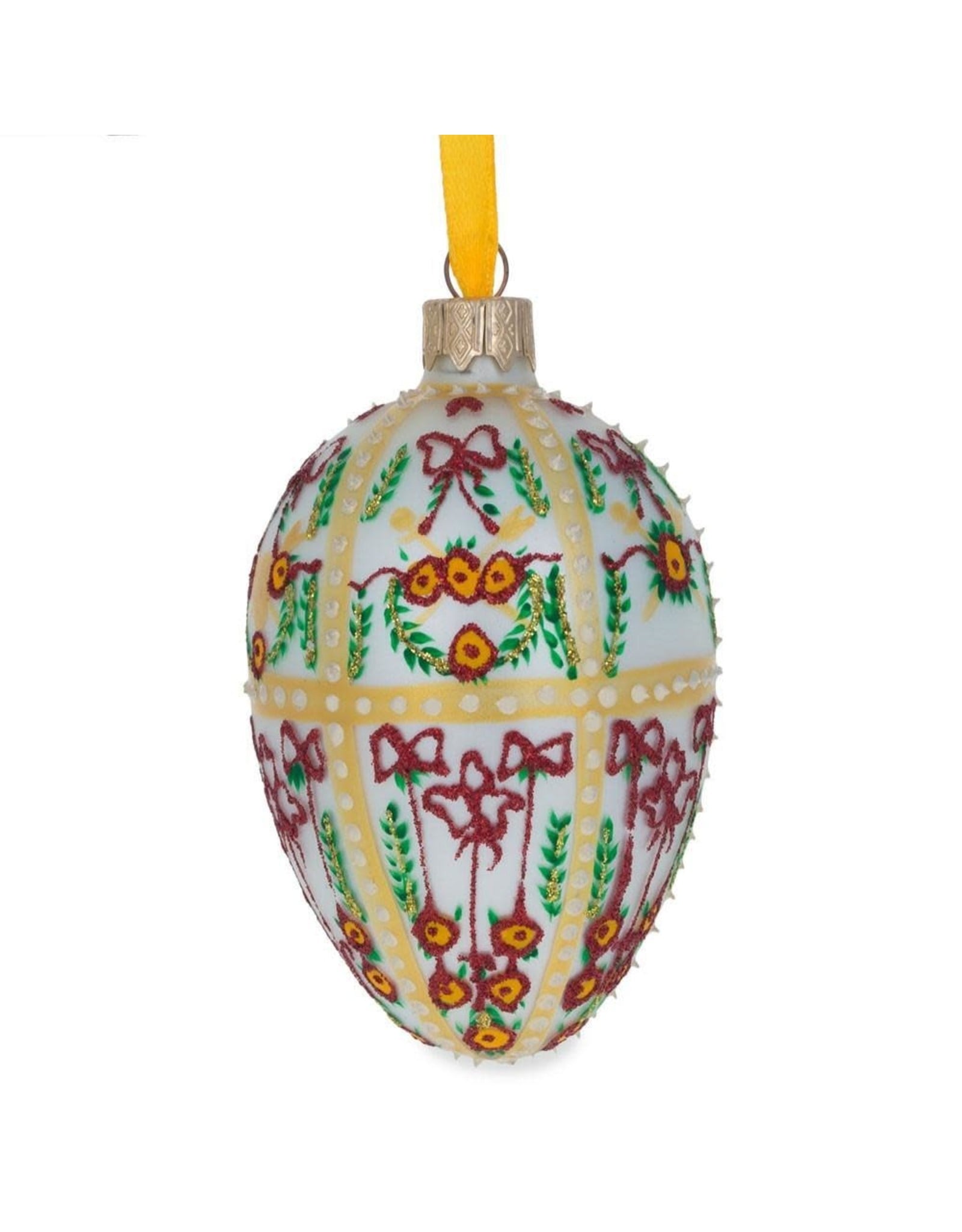 Romanov 1901 Gatchina Palace Royal Glass Egg Ornament