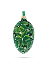 Bay Tree  Fabergé Style Glass Egg Ornament