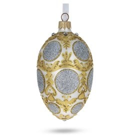 Glass Fabergé Egg Ornament (Tercentenary)