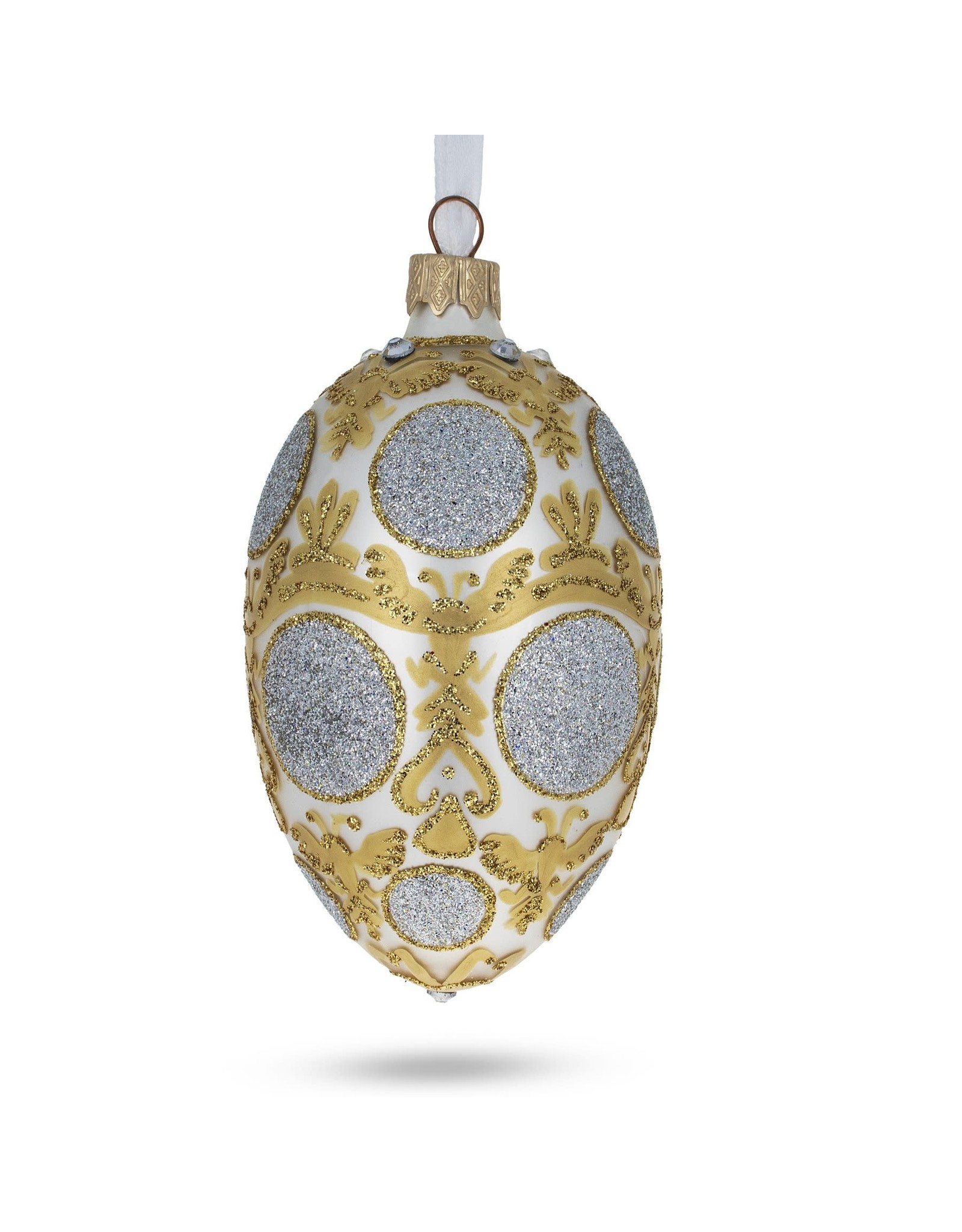 Romanov Tercentenary Glass Egg Ornament