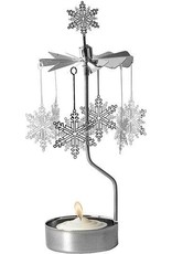 Snow Star Angel Chime Candle Holder