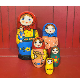 Zagorsk style Nesting Doll (5 Pc)
