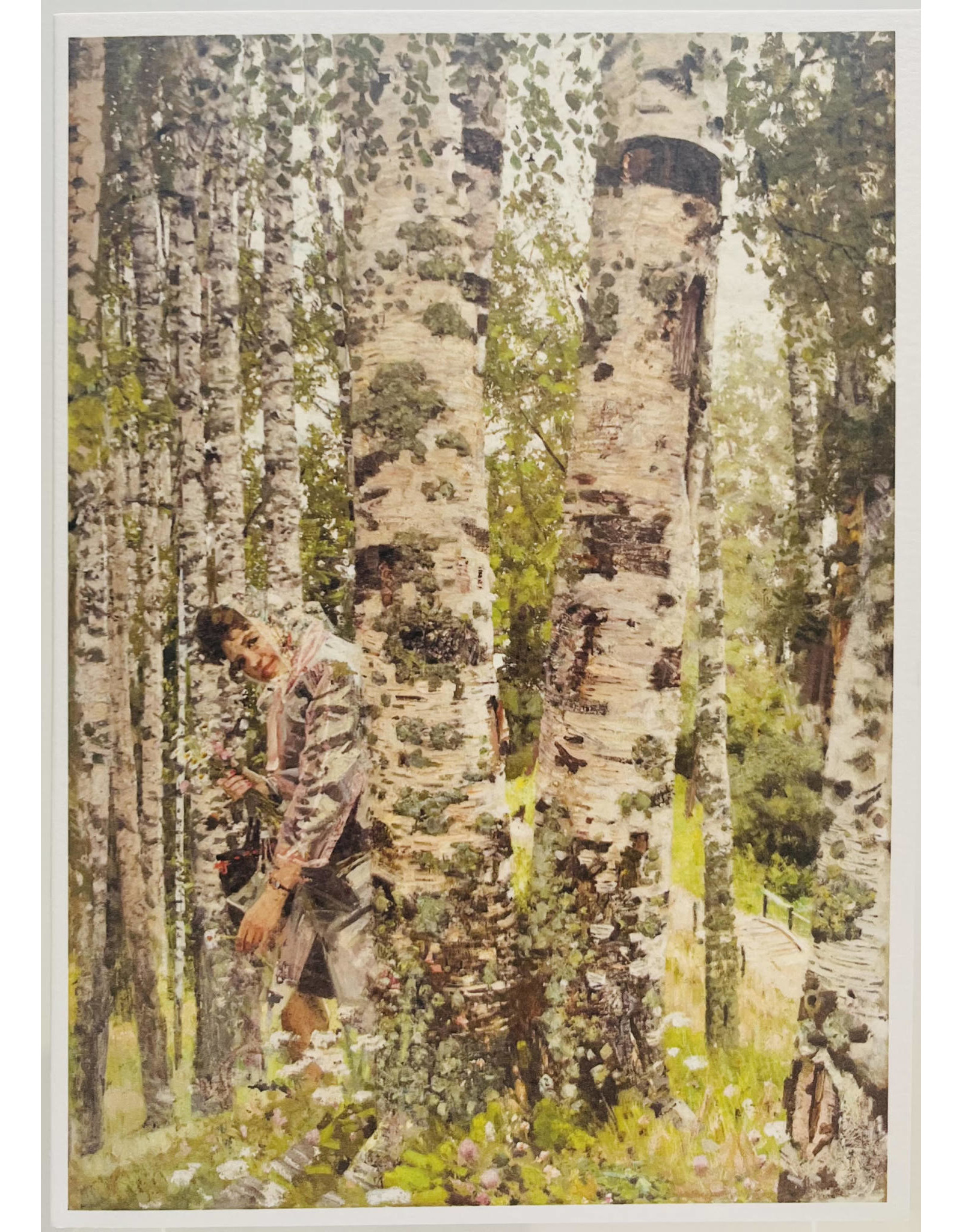Kitaev "Among the Birch Trees" Notecard