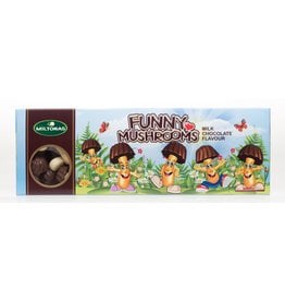 Funny Mushroom Milk Chocolate Biscuits