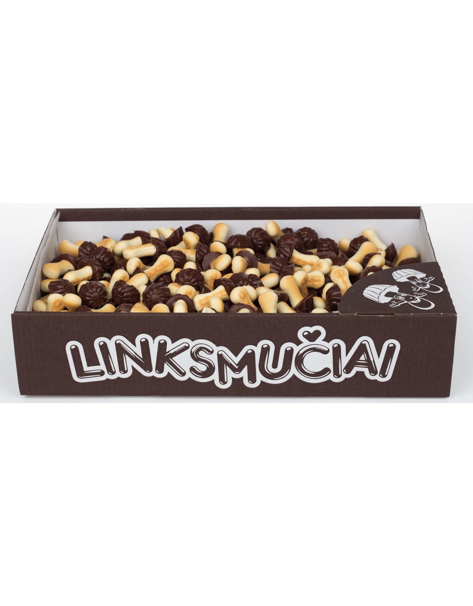 Funny Mushroom Milk Chocolate Biscuits