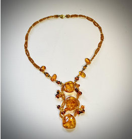 Amber Amulets Necklace