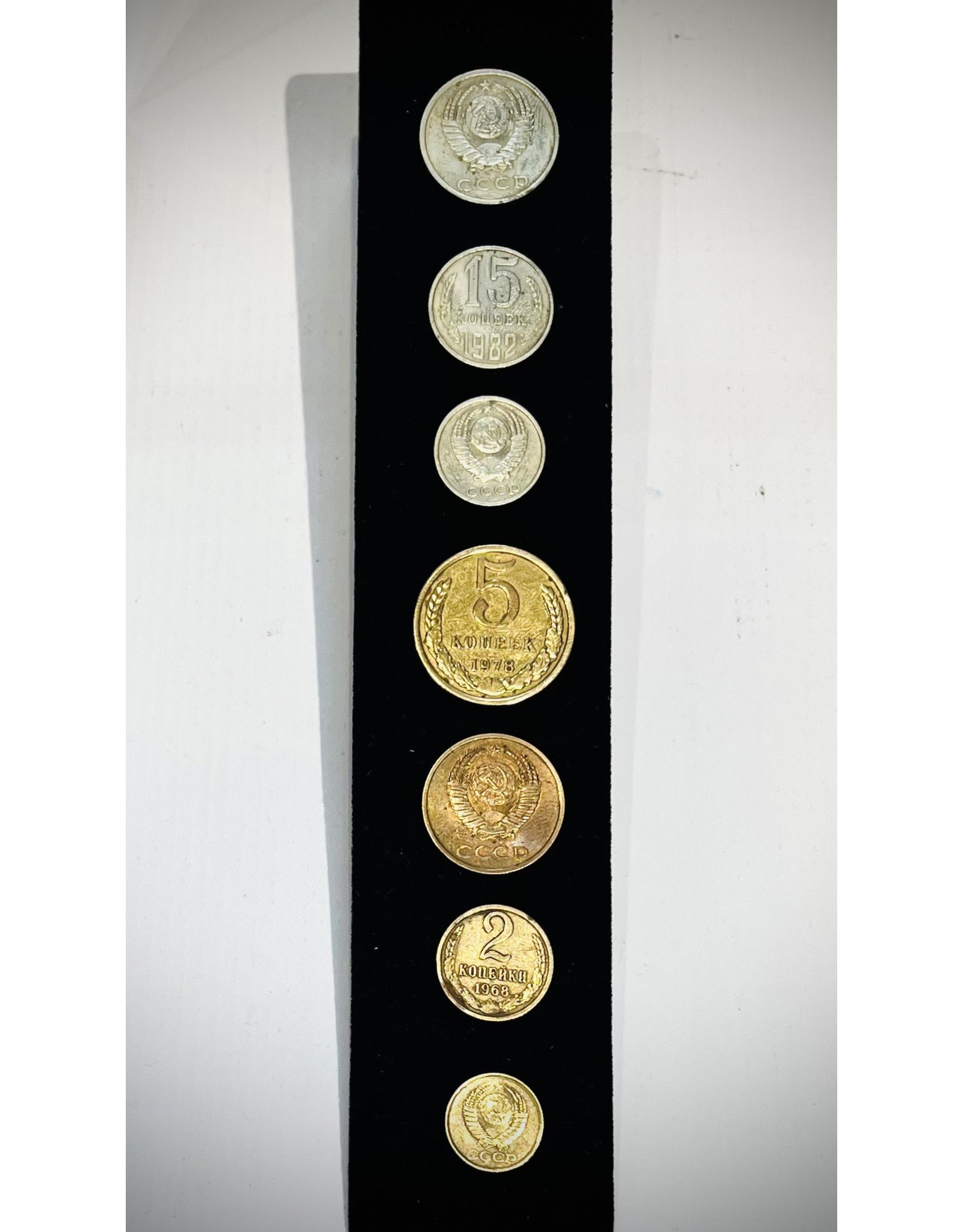 Set of Soviet Kopek Coins