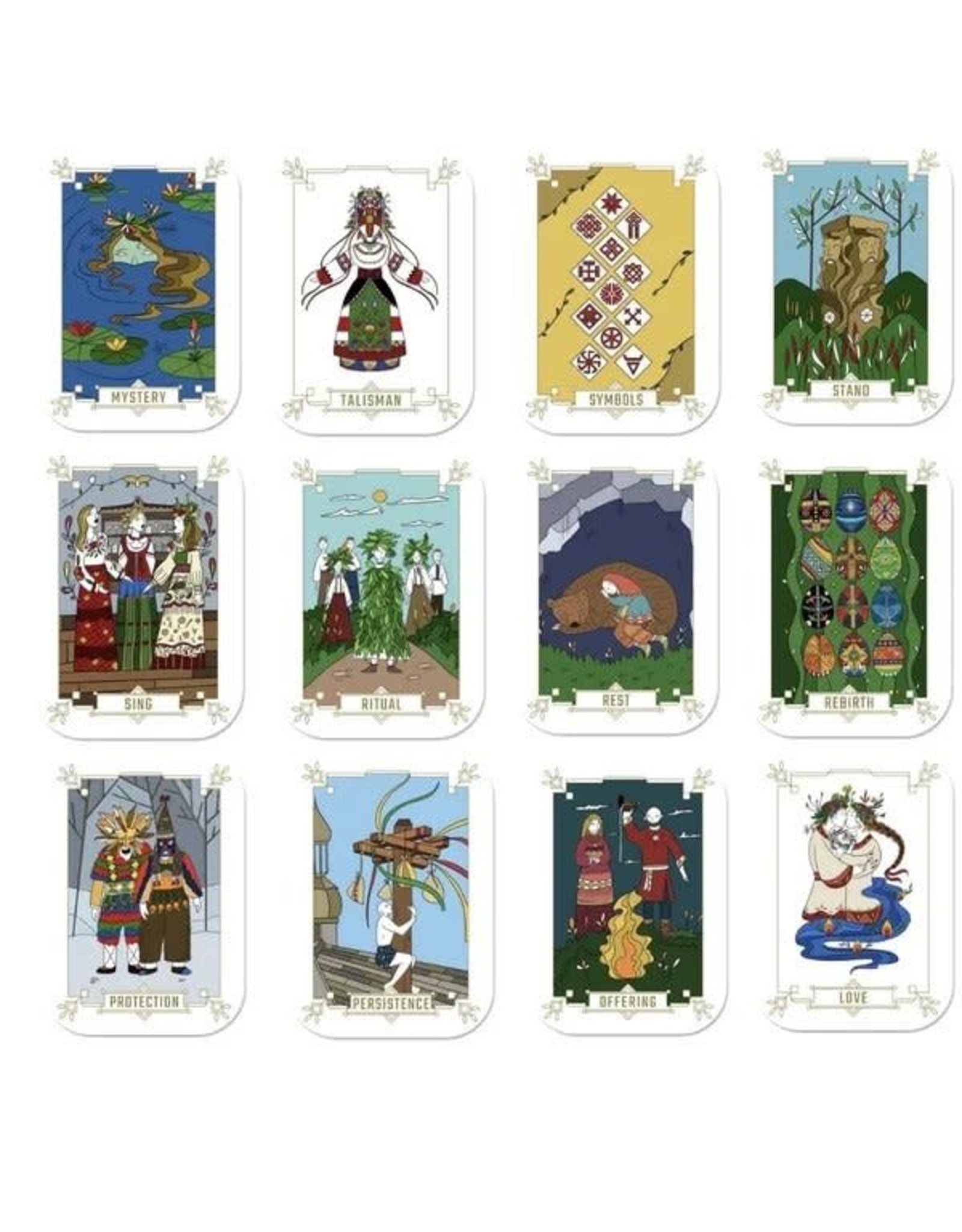 Magick and Mediums Slavic Oracle Tarot Cards