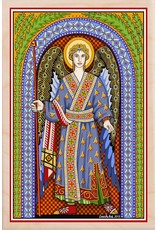 Angel Gabriel Icon Wooden Postcard