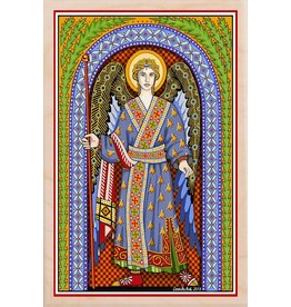 Angel Gabriel Icon Wooden Postcard