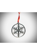 Snowflake Pewter Ornament