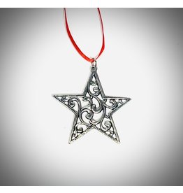 Star Pewter Ornament