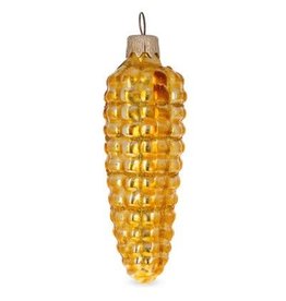 Shimmering Corn Glass Ornament