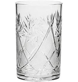 Belarusian Cut Crystal Tea or Highball Glass