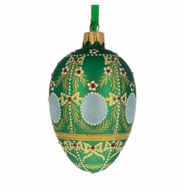 Alexander Palace 1908 Glass Imperial Egg Ornament Alexander Palace 1908 Glass Imperial Egg Ornament