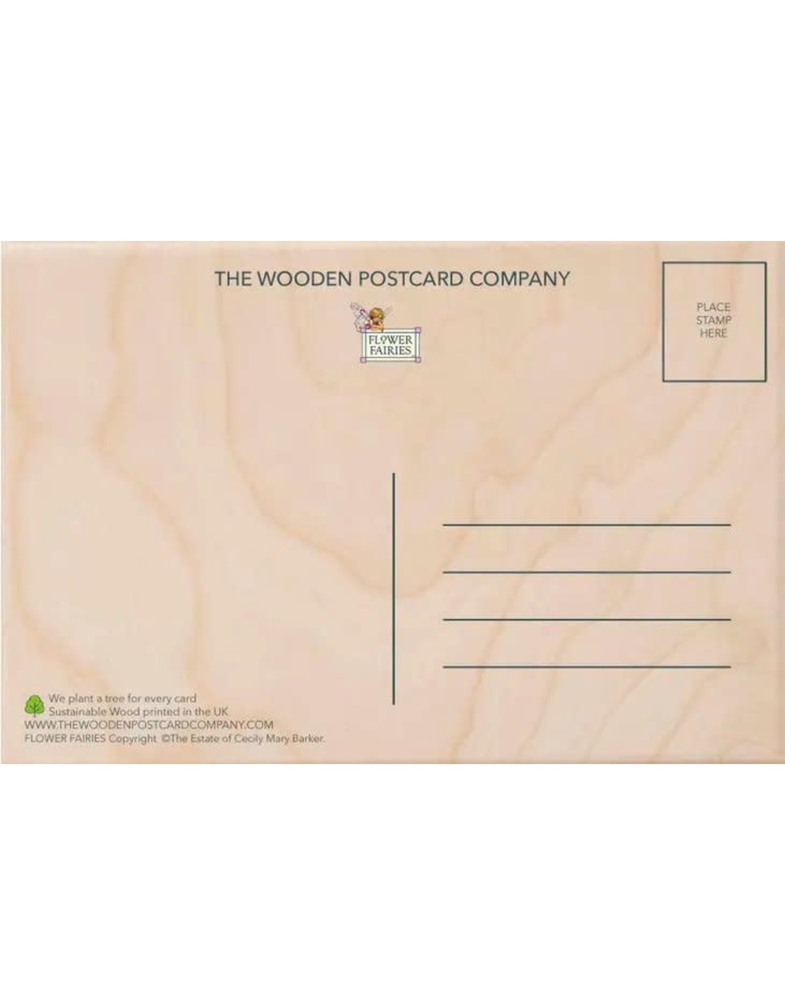 Horned Poppy Wooden Postcard